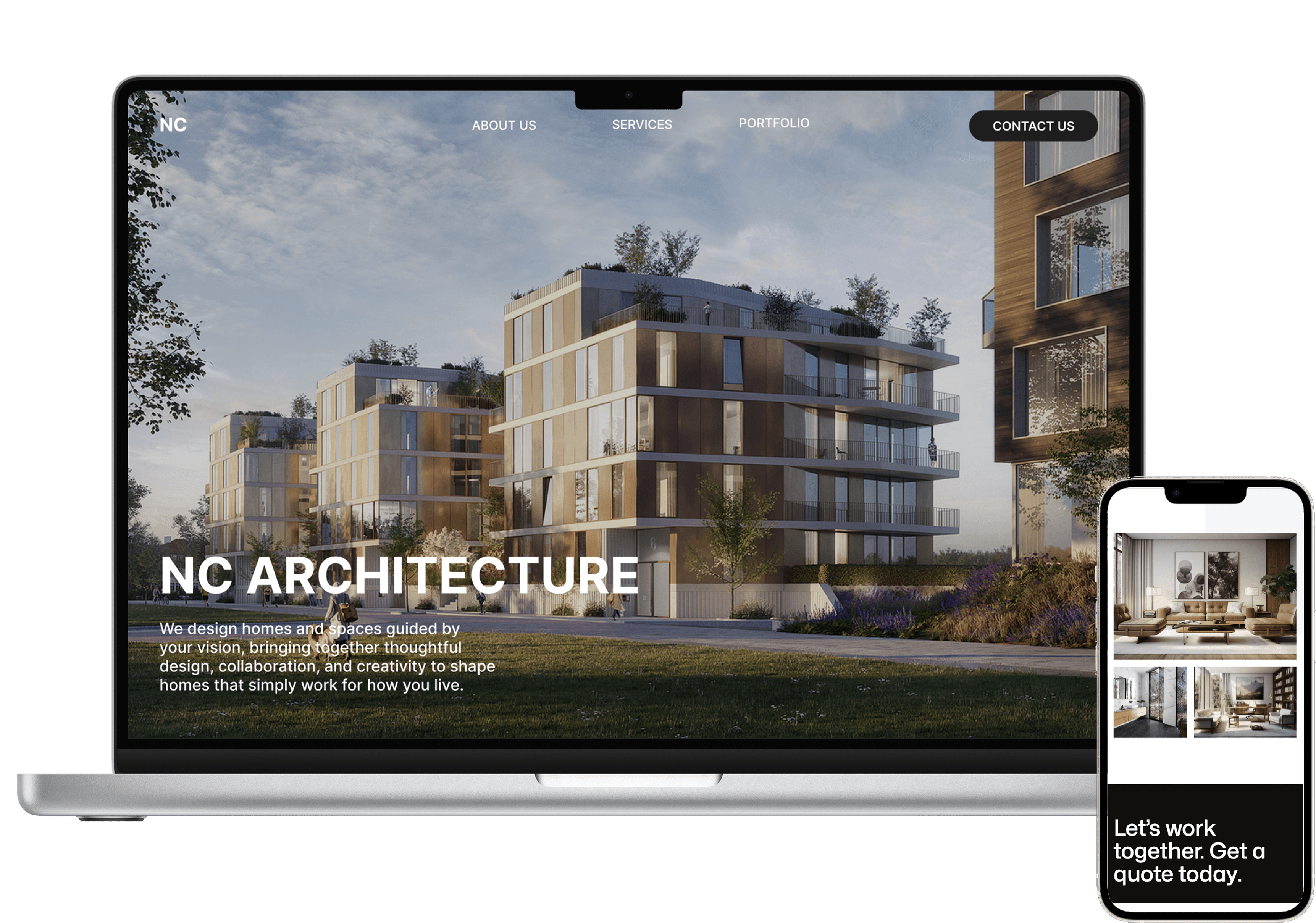 Websites and landing pages illustration